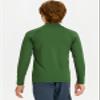 DEVOROPA Youth Boys Compression Thermal Shirts Long Sleeve Undershirt Fleece Baselayer Mock Top Green L view 2