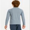 DEVOROPA Youth Boys Compression Thermal Shirts Long Sleeve Undershirt Fleece Baselayer Mock Top Light Gray M view 2