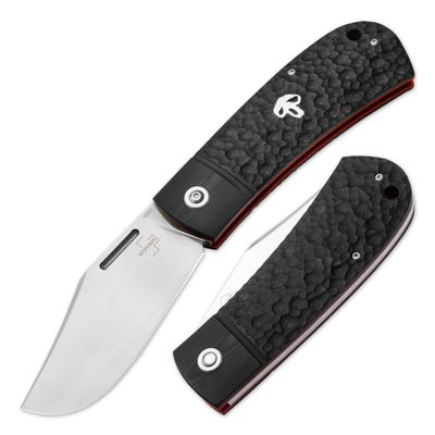 Boker Plus Bad Guy Classic Slipjoint Knife with Nail Nick D2 Clip Point Blade - Folding Knife with G10 Handle and Sheath Tactical Pocket Folder with Bold Design & Textured Grip