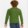 DEVOROPA Youth Boys Compression Thermal Shirt Long Sleeve Kids Fleece Baselayer Soccer Baseball Undershirt Green L view 3