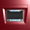 Carolina Football Panthers Chrome Metal License Plate Frame view 2