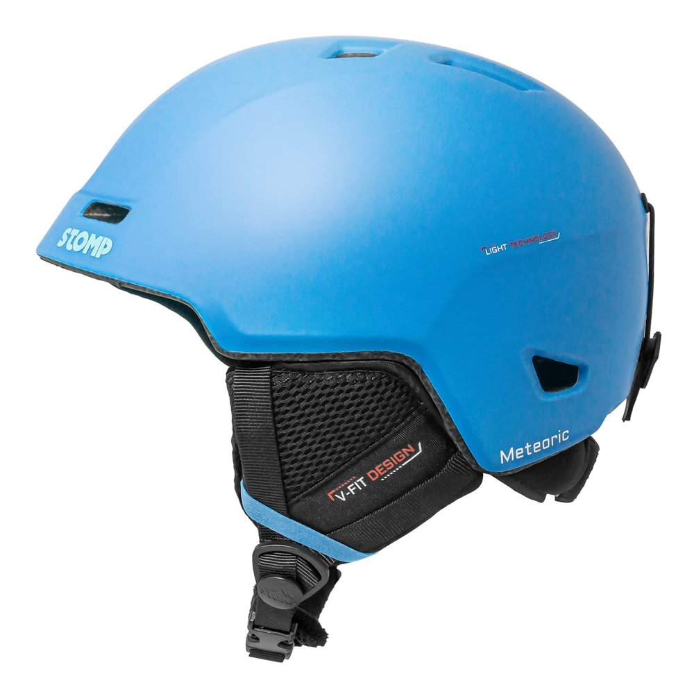 STOMP Ski & Snowboarding Snow Sports Helmet for Men & Women with Removable & Washable Liner and Ear Pads, CE & ASTM Certified (Matte Blue, Large)