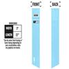 Nxtrnd Streamer Football Towel, Thin Sports Towel, Dries Hands & Football Accessories (Columbia Blue) view 2