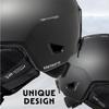 STOMP Ski & Snowboarding Snow Sports Helmet for Men & Women with Removable & Washable Liner and Ear Pads, CE & ASTM Certified (Matte Black, Medium) view 4