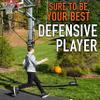 Franklin Sports Defender Net Pro  10ft. x 8ft. Rebounder  Easily Fold and Quick Install  Defensive Net System view 4