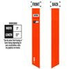 Nxtrnd Streamer Football Towel, Thin Sports Towel, Dries Hands & Football Accessories (Orange) view 2