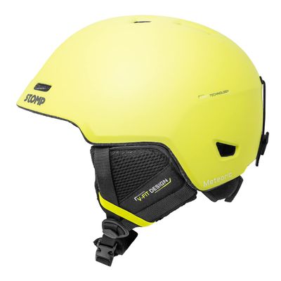 STOMP Ski & Snowboarding Snow Sports Helmet for Men & Women with Removable & Washable Liner and Ear Pads, CE & ASTM Certified (Matte Green Lemon, Medium)