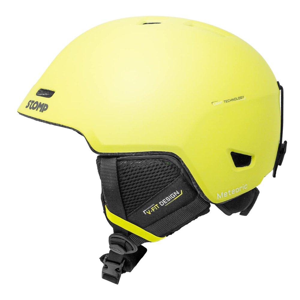 STOMP Ski & Snowboarding Snow Sports Helmet for Men & Women with Removable & Washable Liner and Ear Pads, CE & ASTM Certified (Matte Green Lemon, Medium)