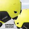STOMP Ski & Snowboarding Snow Sports Helmet for Men & Women with Removable & Washable Liner and Ear Pads, CE & ASTM Certified (Matte Green Lemon, Medium) view 4