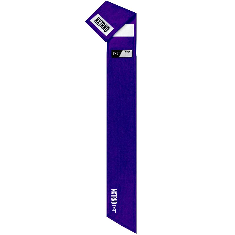 Nxtrnd Streamer Football Towel, Thin Sports Towel, Dries Hands & Football Accessories (Purple)