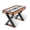 Hathaway Fullerton 48-in Air Hockey Table for Adults  Driftwood Finish with Slide Scorers, Pucks, and Strikers  Indoor Game Room Table for Family Fun view 1