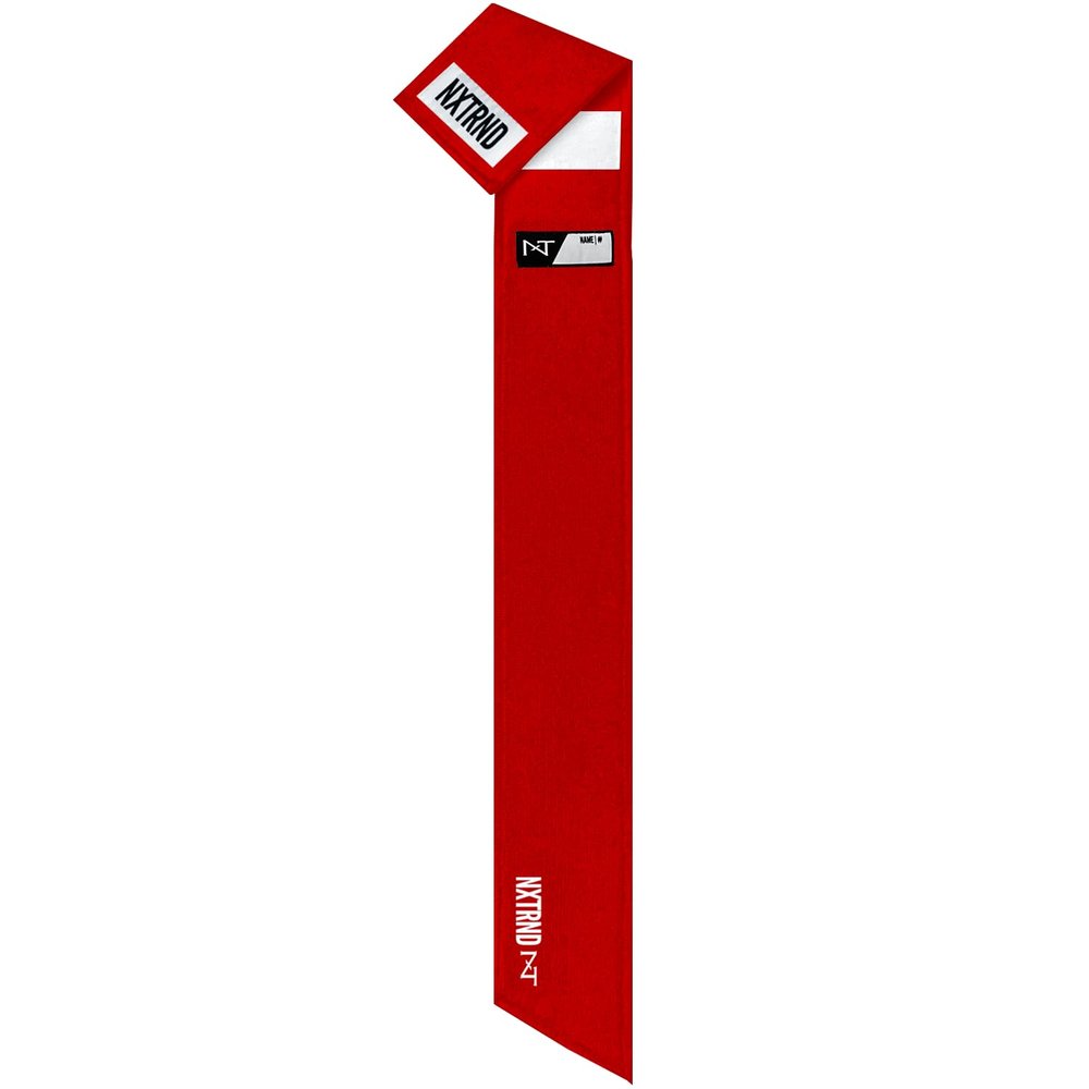 Nxtrnd Streamer Football Towel, Thin Sports Towel, Dries Hands & Football Accessories (Red)