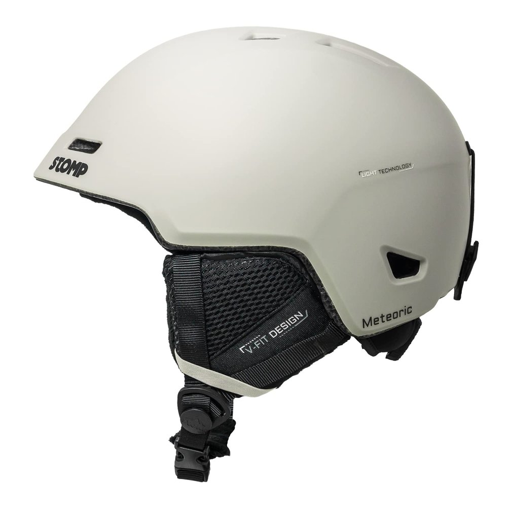 STOMP Ski & Snowboarding Snow Sports Helmet for Men & Women with Removable & Washable Liner and Ear Pads, CE & ASTM Certified (Matte Grey, Large)