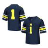 Little King NCAA Infant-Touchdown Pass-Team Football Jersey-Michigan-Navy #1-12 Months view 2