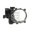 Trophy Ridge Stacked 5 Pin Archery Bow Sight - 5 Micro Adjustable Pins, Top 2 Pins .019, Bottom 3 Pins .010, 2nd/3rd Axis Leveling, Right Hand, 0.019 Pin view 3