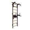 BenchK 732B Wallbar, Stall Bar, Power Tower, Compact Fitness Multifunctional Equipment with Steel Frame and Convertible Metal 6-Grip Pull Up Bar, Chin Up Bar and Dip Stand for Dips and Hanging view 1