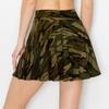 ALWAYS Women's Flared Mini Skater Skirt - High Waisted Casual Stretch Basic Skirt Camo 143 Extra Large view 3