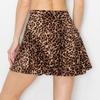 ALWAYS Women's Flared Mini Skater Skirt - High Waisted Casual Stretch Basic Skirt Animal 377 Extra Small view 3