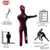 MMA SPORTS Doctor Bane Brazilian Grappling Submission Dummy Wrestling BJJ Judo Karate Punching Bag (Standing- 6 FT / 72 in) -UNFILLED, Black view 2