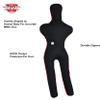 MMA SPORTS Doctor Bane Brazilian Grappling Submission Dummy Wrestling BJJ Judo Karate Punching Bag (Standing- 6 FT / 72 in) -UNFILLED, Black view 3