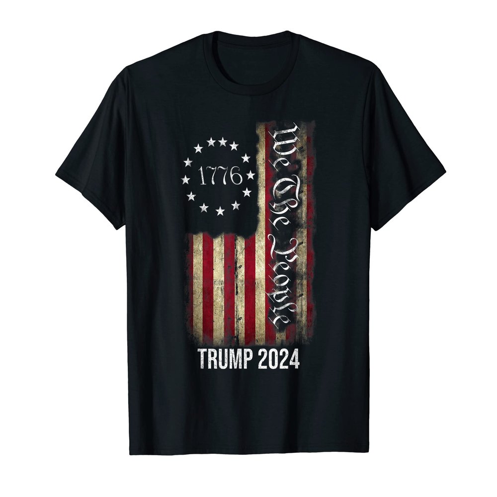 1776 We The People Patriotic American Trump 2024 Women Men T-Shirt