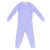 Rene Rofe Toddler Girl's Waffle Thermal Long Underwear 2-Piece Set, 3T, Lavender view 1