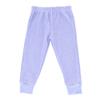 Rene Rofe Toddler Girl's Waffle Thermal Long Underwear 2-Piece Set, 3T, Lavender view 3