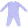 Rene Rofe Toddler Girl's Waffle Thermal Long Underwear 2-Piece Set, 3T, Lavender view 4