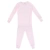 Rene Rofe Toddler Girl's Waffle Thermal Long Underwear 2-Piece Set, 2T, Light Pink view 1