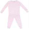 Rene Rofe Toddler Girl's Waffle Thermal Long Underwear 2-Piece Set, 2T, Light Pink view 4