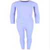 Rene Rofe Girl's Waffle Thermal Long Underwear 2-Piece Set, XLarge (14/16), Lavender view 4