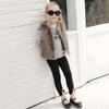 Moonker Girls Faux Fur Waistcoat for 0-6 Years Old,Baby Girls Children Kids Winter Warm Clothes Thick Vest Coat Outwear view 4