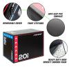 RitFit 3 in 1 Extra Firm Soft Plyo Box Foam Plyometric Box-30x24x20-20"x18"x16" Heavy Duty High Density Foam Jumping Box 3 Sizes with PVC Cover,Platform for Home Gym Fitness, 440lb Weight Capacity view 3