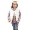 Moonker Girls Faux Fur Waistcoat for 0-6 Years Old,Baby Girls Children Kids Winter Warm Clothes Thick Vest Coat Outwear White view 1