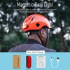 Bike Helmets for Adults Men Women,Mens/Womens Cool Bicycle Helmet with Magnetic Rear LED Light,Youth Boys/Girls Helmet (Shiny Black,M) view 4