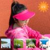 2 Pack Sun Visor Hats Women Men Clip On Wide Brim Visors Hat Outdoor Sports Golf Beach Travel Tennis Caps (Fuchsia) view 3