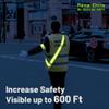 Rena Chris Reflective Running Gear, Reflective Sash, Night Dog Walking Safety Gear, High Visibility Reflective Safety Running Belts for Women, Night Jogging Safety Gear Reflective Belt and Armband view 3