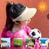 2 Pack Sun Visor Hats Women Men Clip On Wide Brim Visors Hat Outdoor Sports Golf Beach Travel Tennis Caps (Khaki) view 2