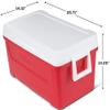 CRM-Igloo 48 qt. Laguna Ice Chest Cooler - Red view 3