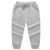 EISHOW Toddler Baby 2 Pack Cotton Active Jogger Pants, Kids Boys Girls Casual Athletic Sweatpants Pants with Drawstring Pocket (2 Pack-Light Blue&Gray,1-2 Years,1 Year,2 Years) view 4