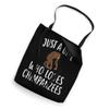 Just A Girl who loves CHIMPANZEES T-Shirt CHIMPANZEE Tote Bag view 2