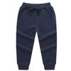 EISHOW Toddler Baby 2 Pack Cotton Active Jogger Pants, Kids Boys Girls Casual Athletic Sweatpants Pants with Drawstring Pocket (2 Pack-Navy&Gray,1-2 Years,1 Year,2 Years) view 4