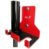 HIFLAME Double Barbell Storage Wall Mounted Storage Rack, Wall Barbell Rack, Olympic Wall Mount Barbell Holder,Vertical Hanging Barbell Rack.Suitable for Gym.Home Fitness. (Red) view 1