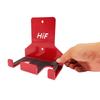 HIFLAME Double Barbell Storage Wall Mounted Storage Rack, Wall Barbell Rack, Olympic Wall Mount Barbell Holder,Vertical Hanging Barbell Rack.Suitable for Gym.Home Fitness. (Red) view 2