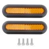 M365 / PRO / PRO2 scooter reflection set, rear wheel decorative cover with screws for M365 / PRO / PRO2 view 1