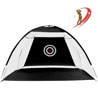 URINGO Golf Nets Foldable Practice Golf Hitting Nets Golf Cage Garden Grassland Practice Tent Golf Training Nets Indoor Outdoor Black