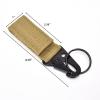 3-Piece Tactical Nylon Webbing Buckle Carabiner Molle Belt Clip Key Buckle, Suitable for Outdoor Sports(Khaki) view 2