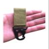 3-Piece Tactical Nylon Webbing Buckle Carabiner Molle Belt Clip Key Buckle, Suitable for Outdoor Sports(Khaki) view 3