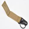 3-Piece Tactical Nylon Webbing Buckle Carabiner Molle Belt Clip Key Buckle, Suitable for Outdoor Sports(Khaki) view 4