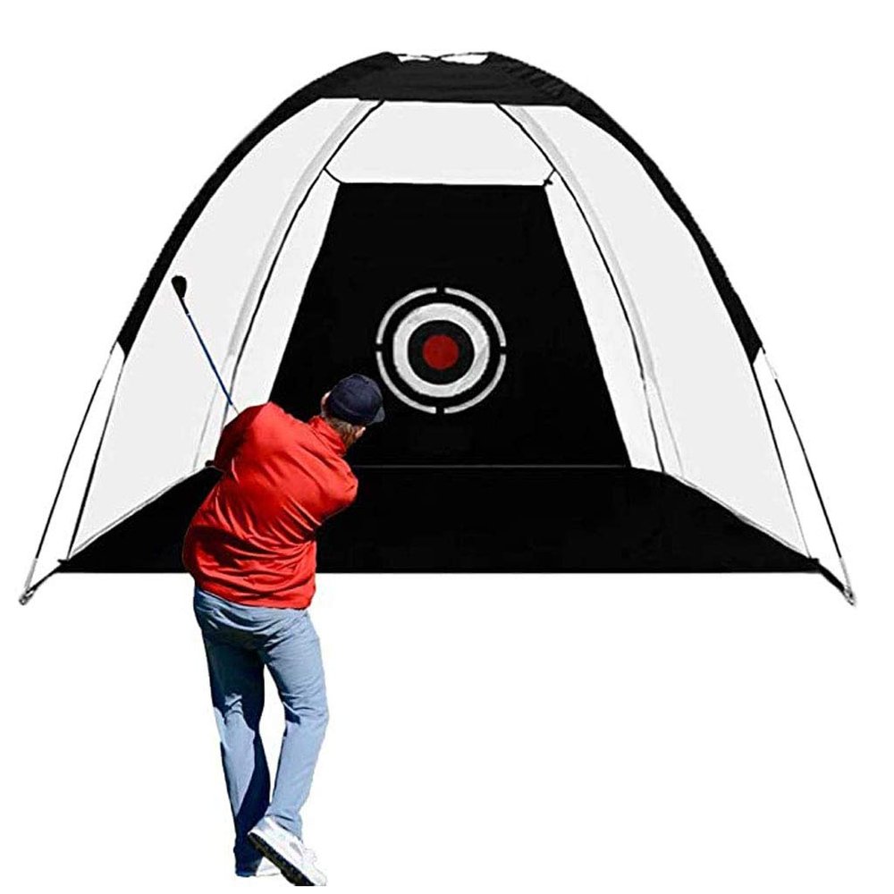 URINGO Portable Golf Net Hitting Net Practice Folding Golf Hitting Practice Net Golf Chipping Target Net with Carrying Bag Outdoor Multi-Sport Easy Net
